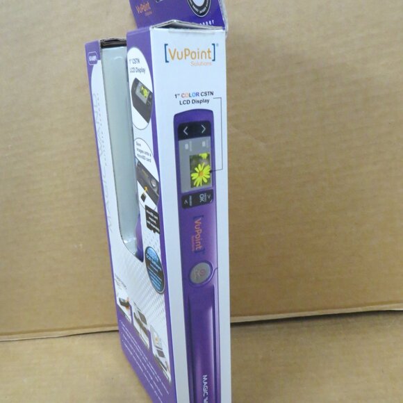 Magic Wand Portable Scanner Scan Connect View ST440PU Purple NEW IOB - Picture 8 of 8